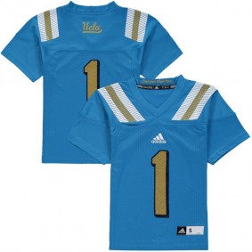 UCLA Bruins #1 Youth Light Blue NCAA Football Jersey