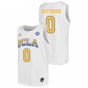 Youth UCLA Bruins 2019-20 #0 White Russell Westbrook College Baketball Replica Jersey