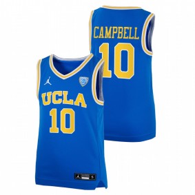 UCLA Bruins Tyger Campbell Youth Royal College Basketball Jersey