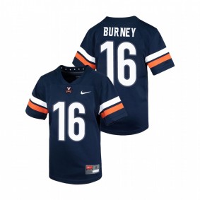 Youth Virginia Cavaliers Richard Burney Navy Untouchable Football Jersey