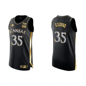 Zuby Ejiofor Kansas Jayhawks Diamond Edition College Basketball Jersey Black